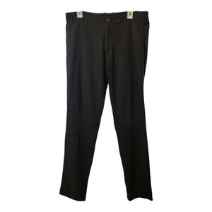 Betabrand Men's Dress Pants 34x34 Charcoal Gray Stretch Work Travel Style‎